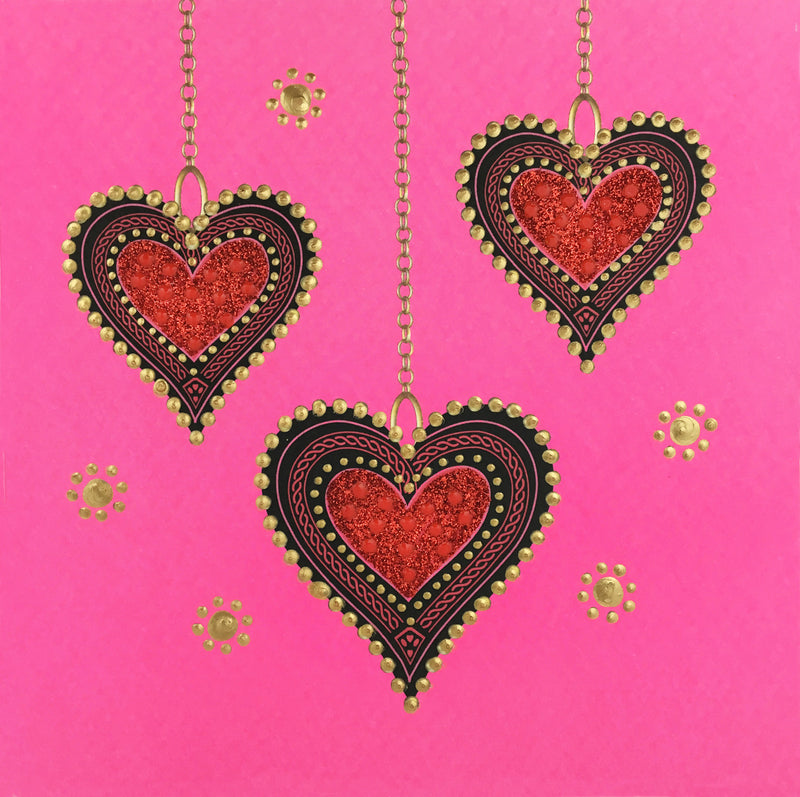 Lace Heart - N1864 (Pack of 5)