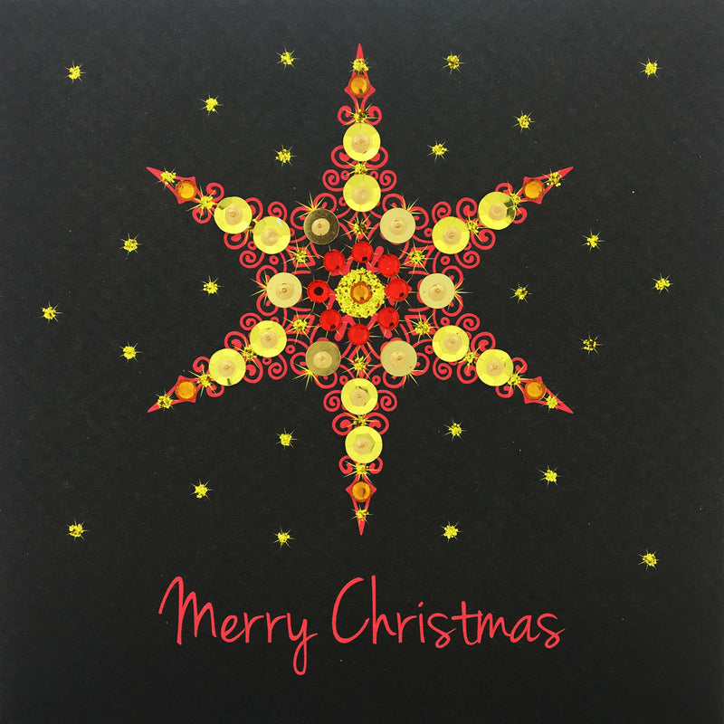 CHRISTMAS STARBURST - S1941 (PACK OF 5)