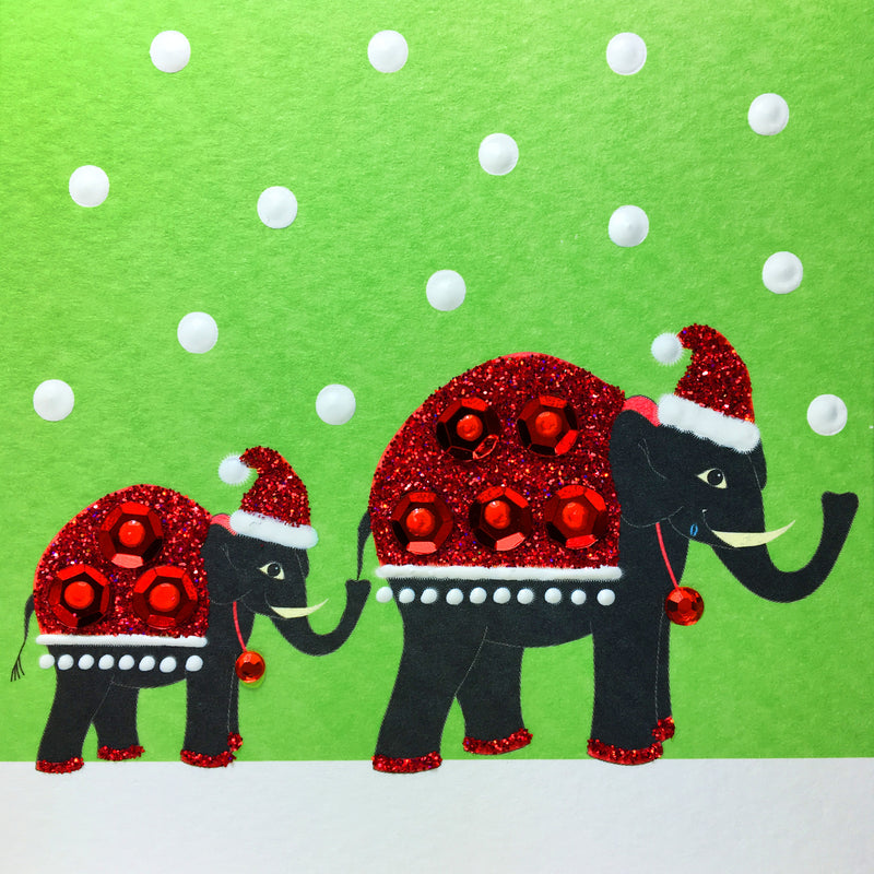 Christmas Elephants - S1865 (Pack of 5)