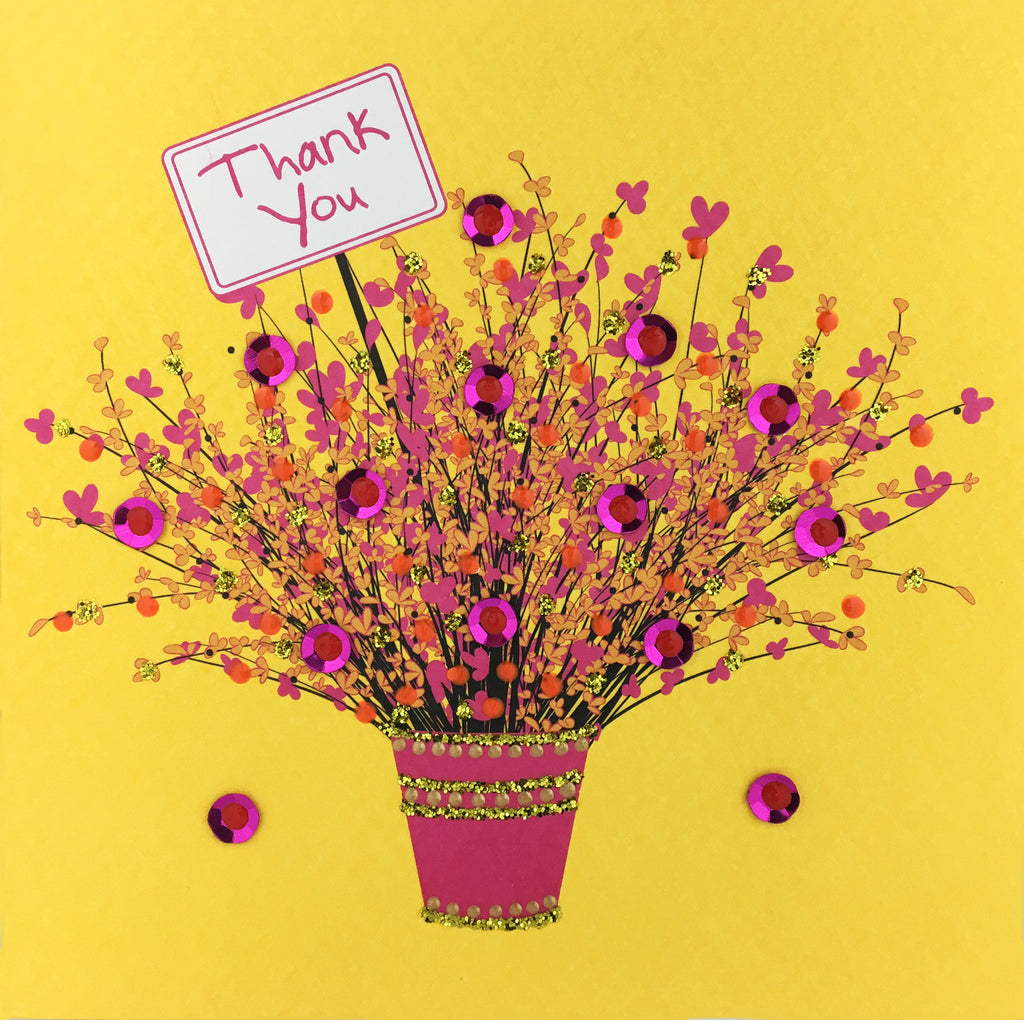 Thank You Flowers - N1661 (Pack of 5)