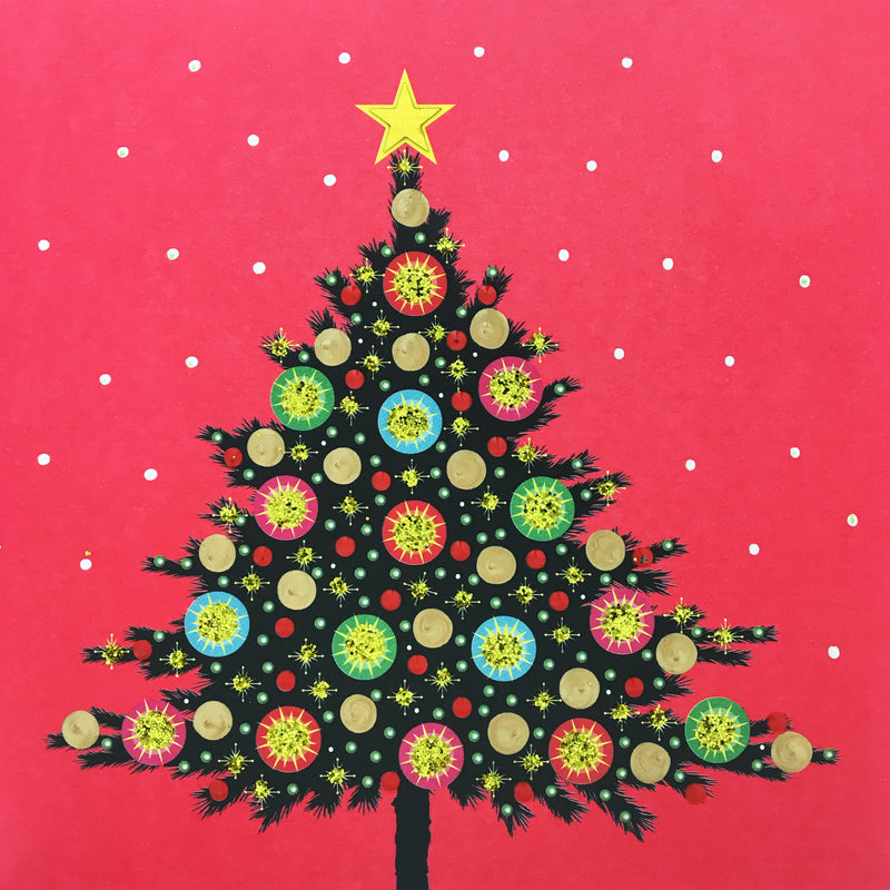 Festive Christmas Tree - N1776 (Pack of 5)