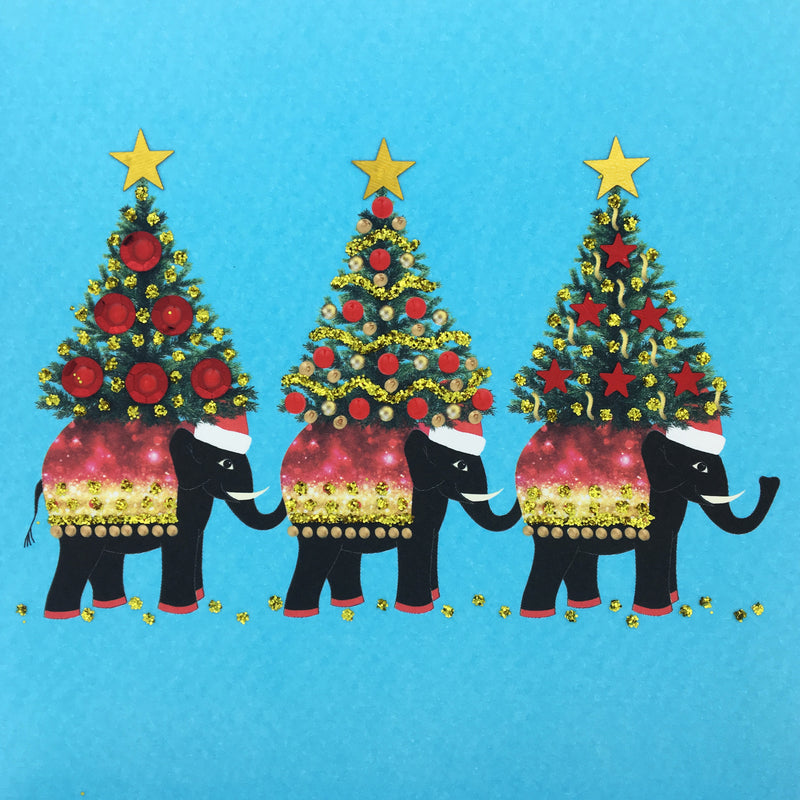 Christmas Elephant - S1691 (Pack of 5)