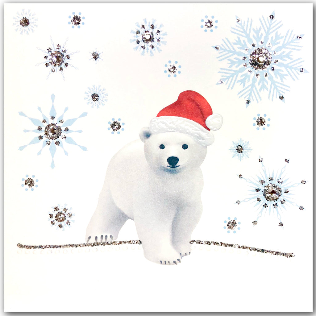 Festive Polar Bear - N1881 (Pack of 5)