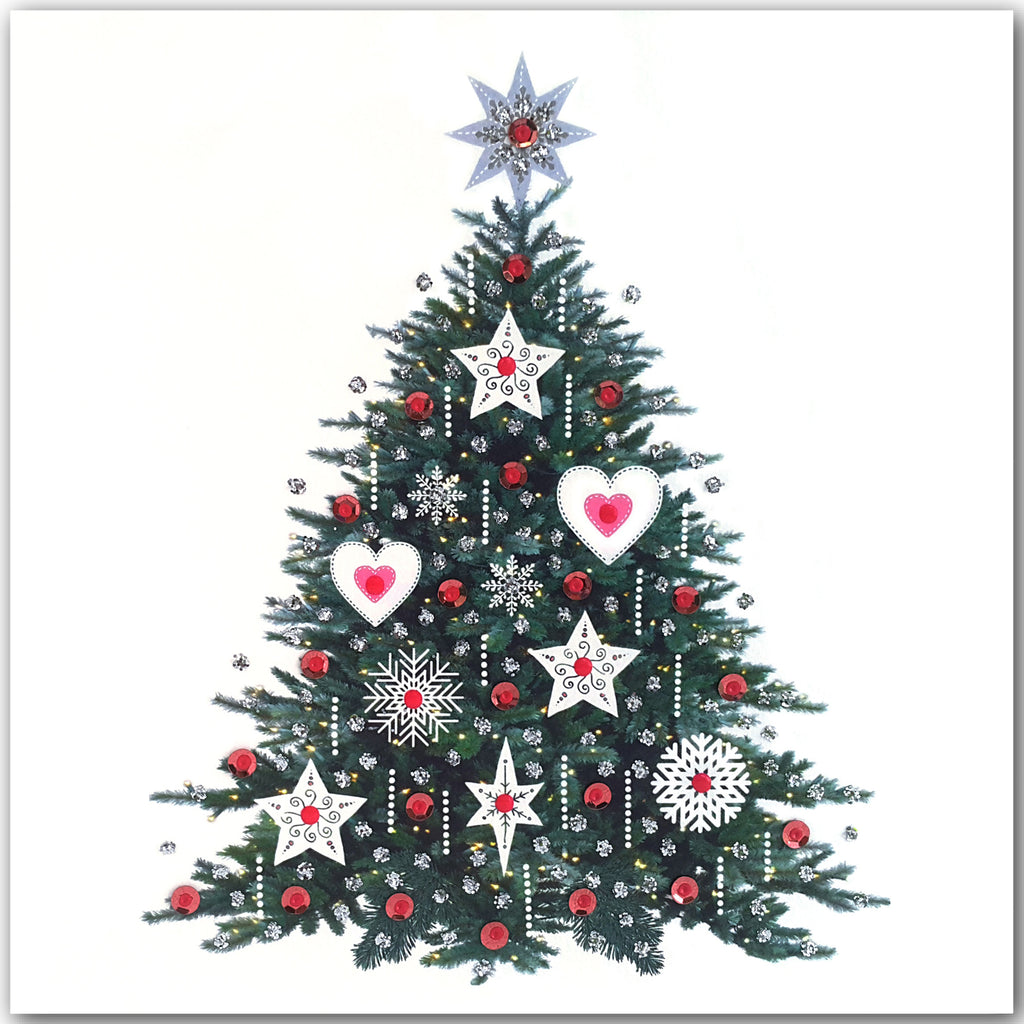 PINK CHRISTMAS TREE - N1973 (PACK OF 5)
