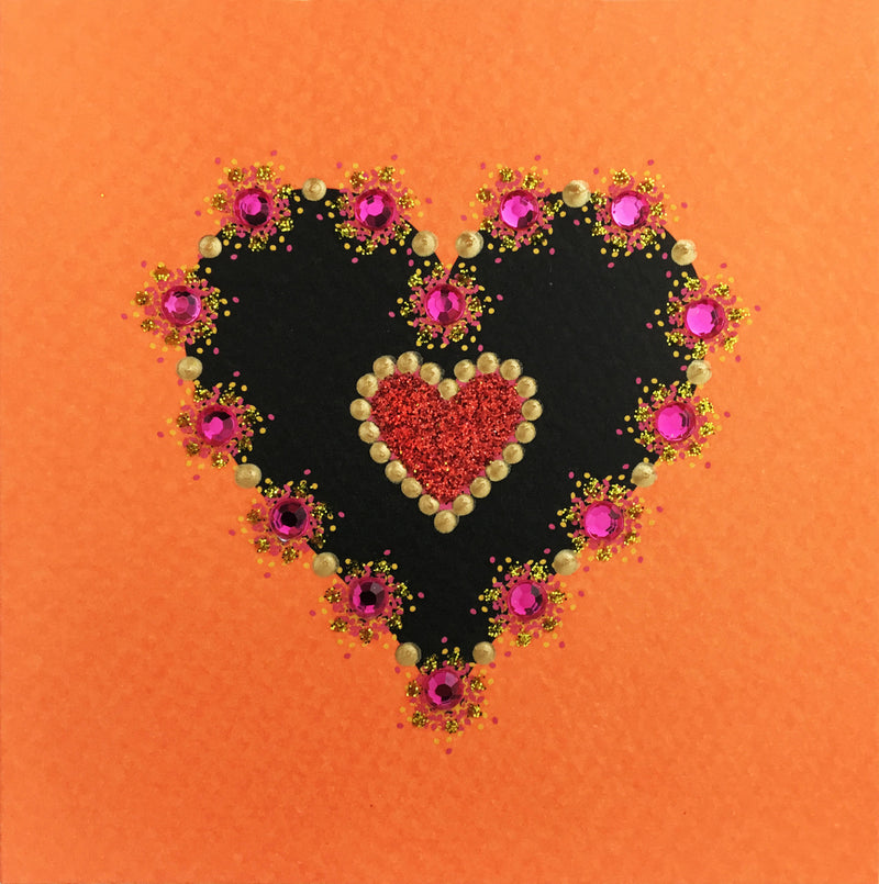 Sparkling Heart - S1166 (Pack of 5)