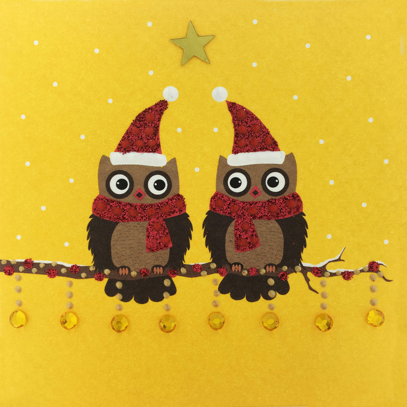 Christmas Owls - S1697 (Pack of 5)